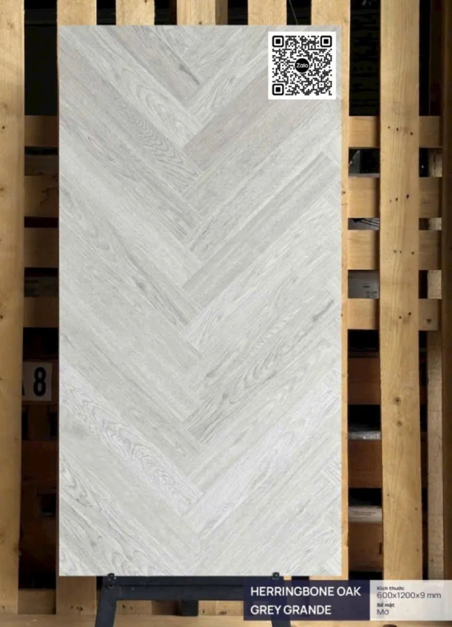 Gạch Đá Mờ 60x120 Ốp Lát Giá Rẻ vân gỗ màu xám - Daisan Store