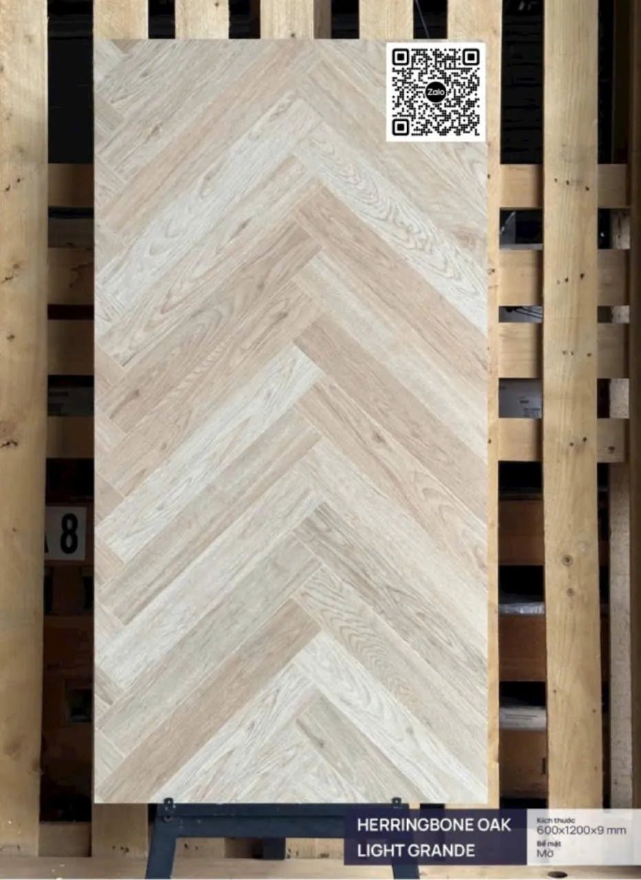 Gạch Đá Mờ 60x120 Ốp Lát Giá Rẻ vân gỗ vàng kem - Daisan Store