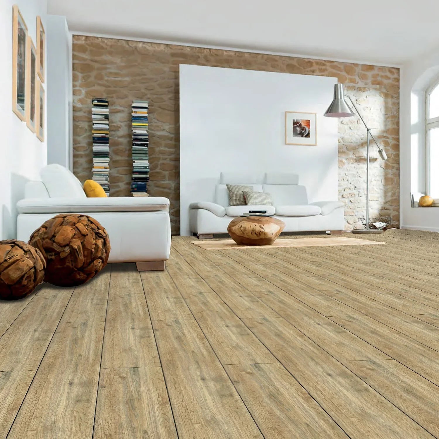 Gạch Dán Sẵn Sàn Tường PVC 6X36 Chống Thấm 1 5 10 15Miếng - Daisan Store