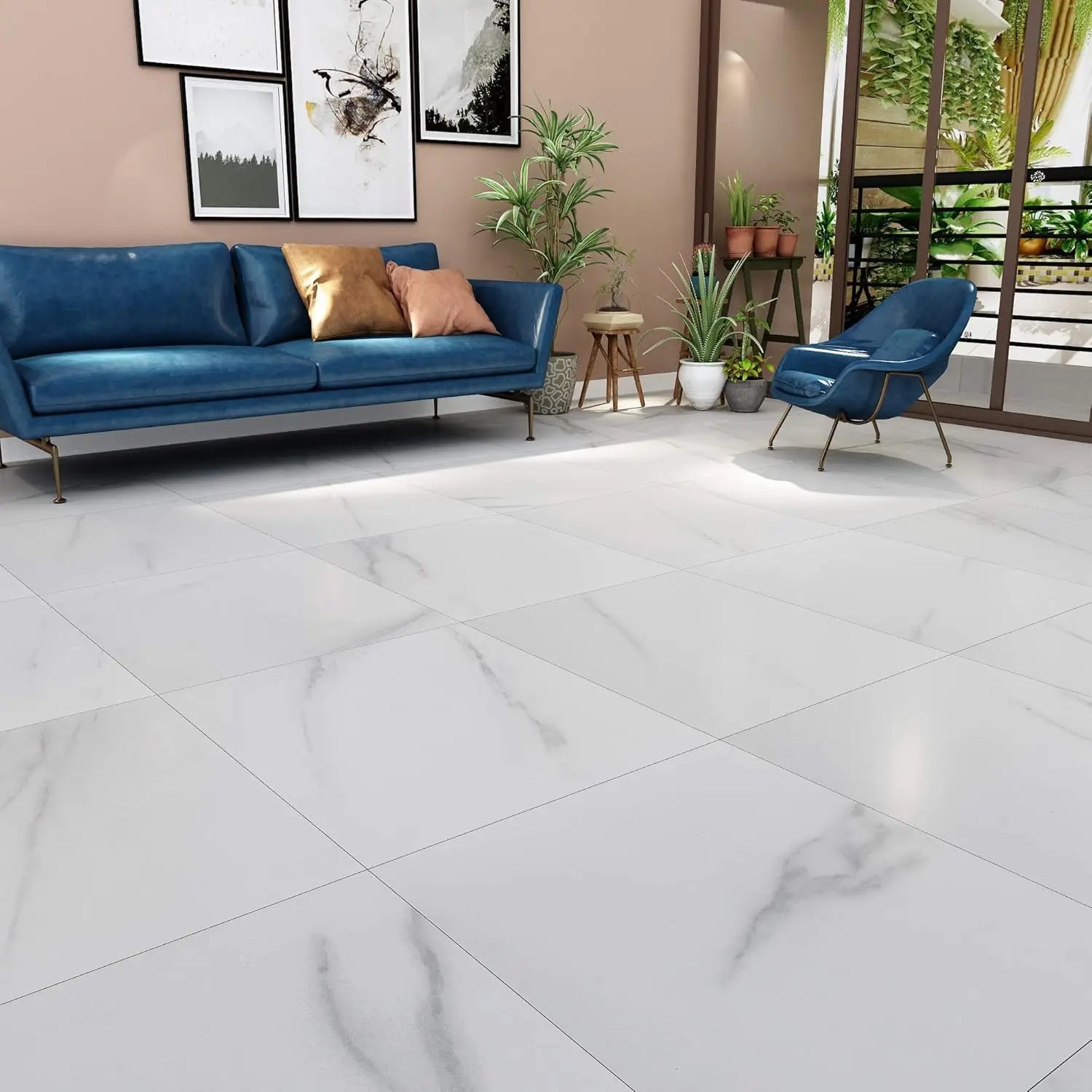 Gach Dan San Vinyl Marble Dan Nen Cho Bep Phong Tam - Daisan Store