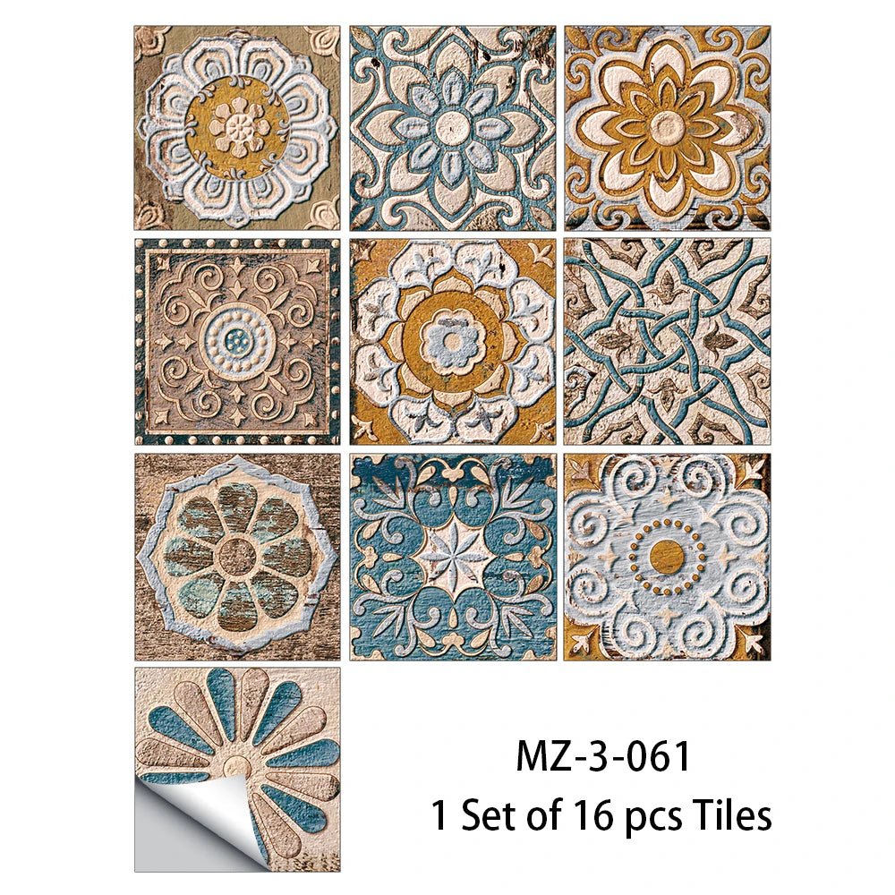 Gach Dan Trang Tri Tay Ban Nha Hoa Tiet Retro Mat Nham San - Daisan Store
