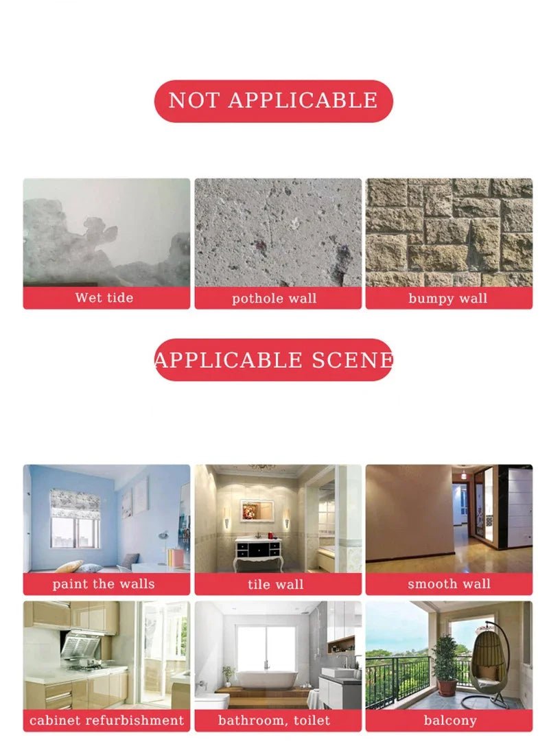 Gạch Dán Tường PVC Chống Dầu Nước Đỏ Nâu Retro - Daisan Store