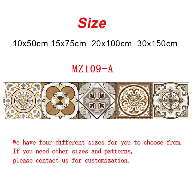 Gạch Dán Tường Sọc Tím Retro Dán Dính Nước Bếp Cầu Thang - Daisan Store