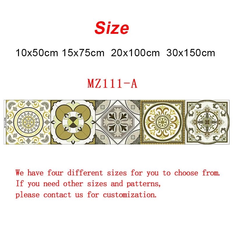 Gạch Dán Tường Sọc Tím Retro Dán Dính Nước Bếp Cầu Thang - Daisan Store