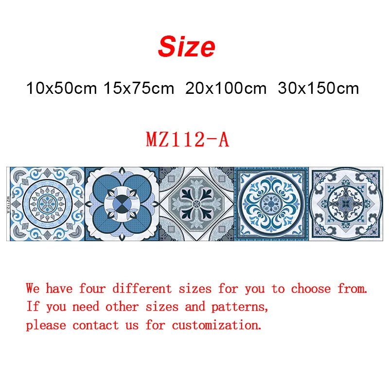 Gạch Dán Tường Sọc Tím Retro Dán Dính Nước Bếp Cầu Thang - Daisan Store