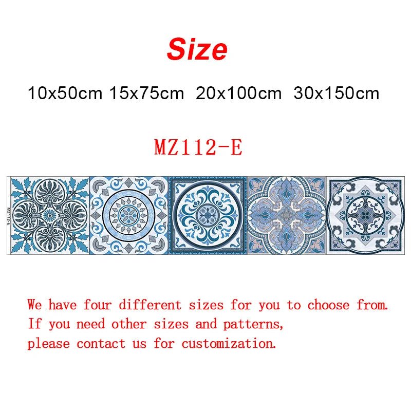 Gạch Dán Tường Sọc Tím Retro Dán Dính Nước Bếp Cầu Thang - Daisan Store