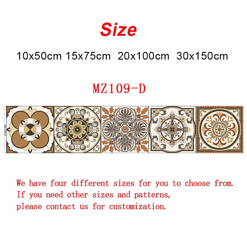 Gạch Dán Tường Sọc Tím Retro Dán Dính Nước Bếp Cầu Thang - Daisan Store