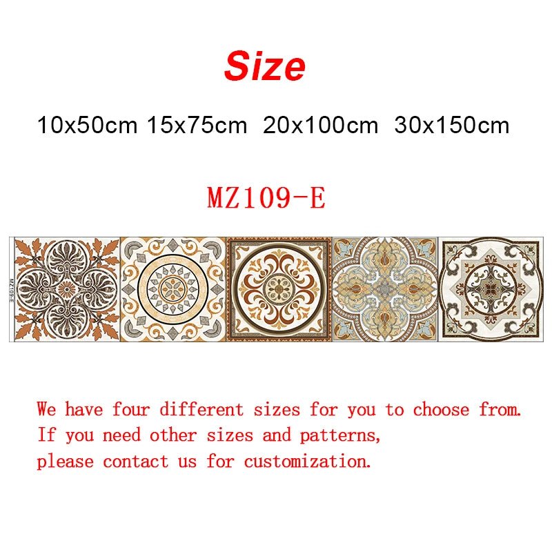 Gạch Dán Tường Sọc Tím Retro Dán Dính Nước Bếp Cầu Thang - Daisan Store