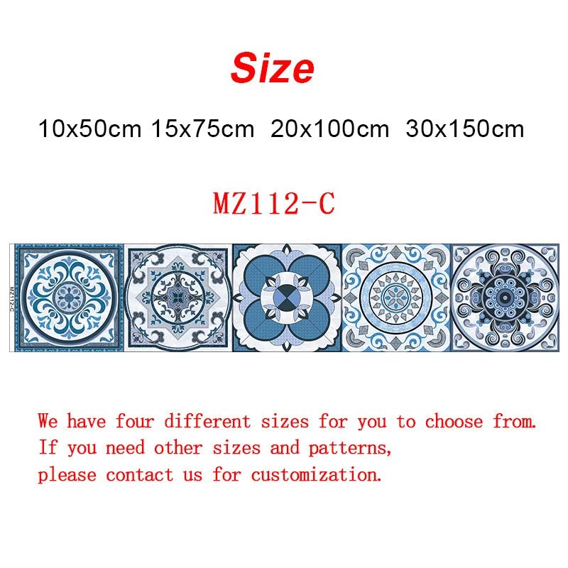 Gạch Dán Tường Sọc Tím Retro Dán Dính Nước Bếp Cầu Thang - Daisan Store