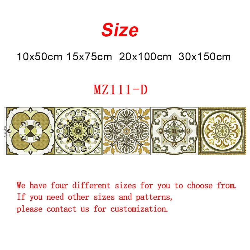 Gạch Dán Tường Sọc Tím Retro Dán Dính Nước Bếp Cầu Thang - Daisan Store