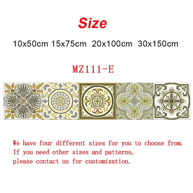 Gạch Dán Tường Sọc Tím Retro Dán Dính Nước Bếp Cầu Thang - Daisan Store