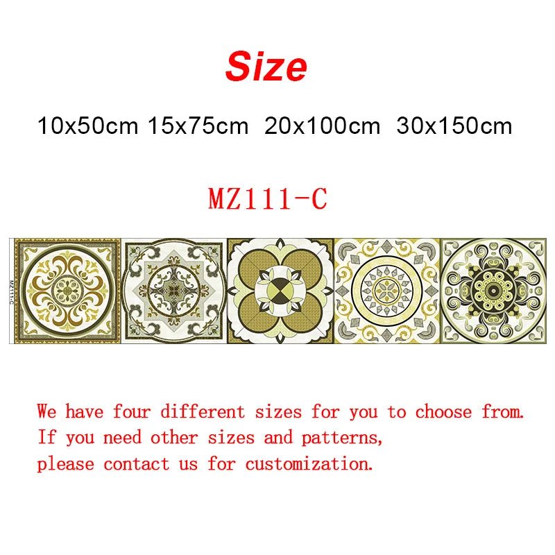 Gạch Dán Tường Sọc Tím Retro Dán Dính Nước Bếp Cầu Thang - Daisan Store