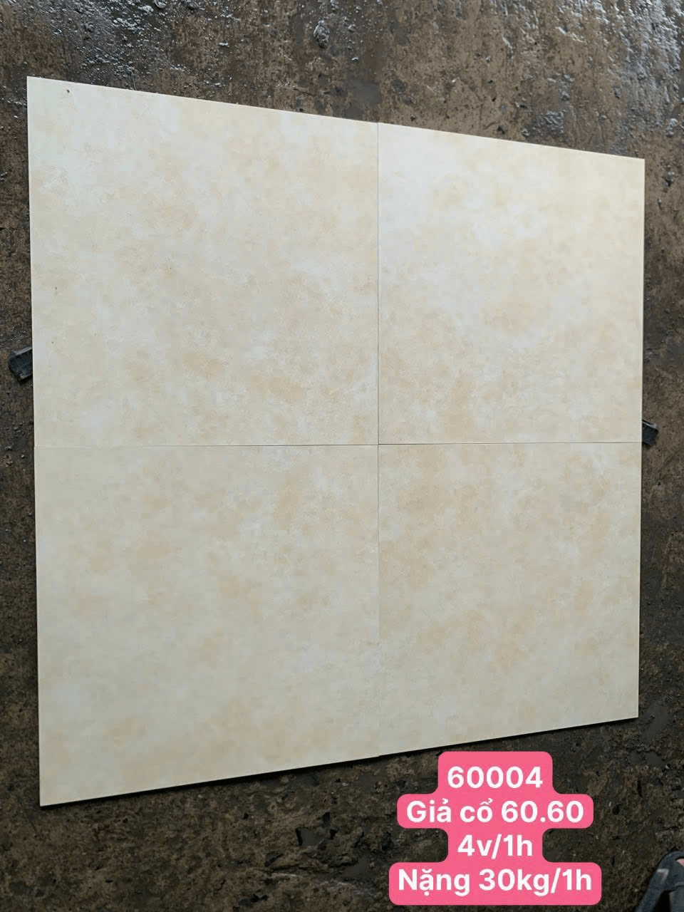 Gach Gia Co Nhap Khau 60x60 Be Mat Hoai Co Trang Tri - Daisan Store