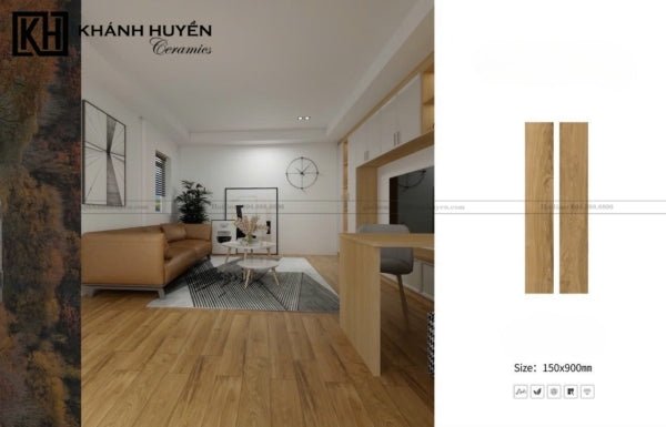 Gạch Giả Gỗ 150×900 TQ - 15945 - Daisan Store