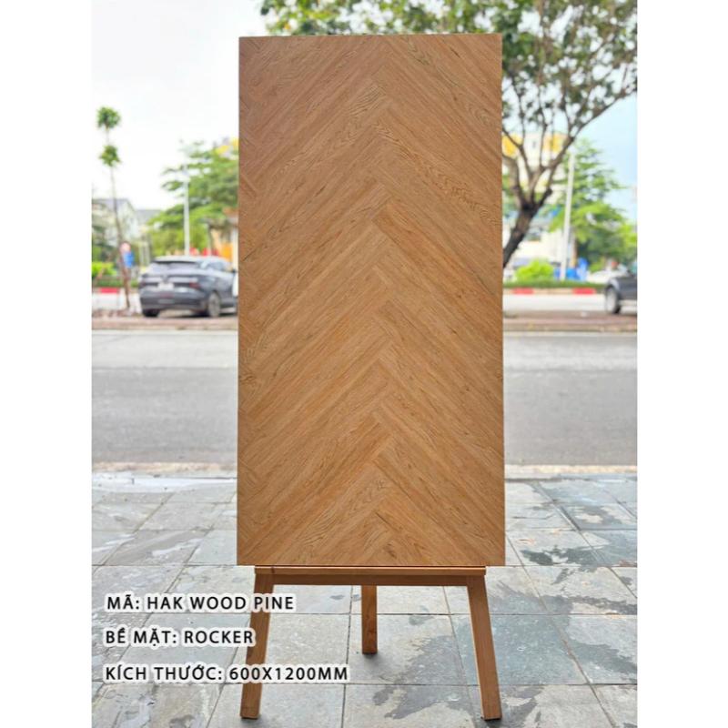 Gạch Giả Gỗ Ấn Độ DSH 600x1200mm Hak Wood Pine Matt
