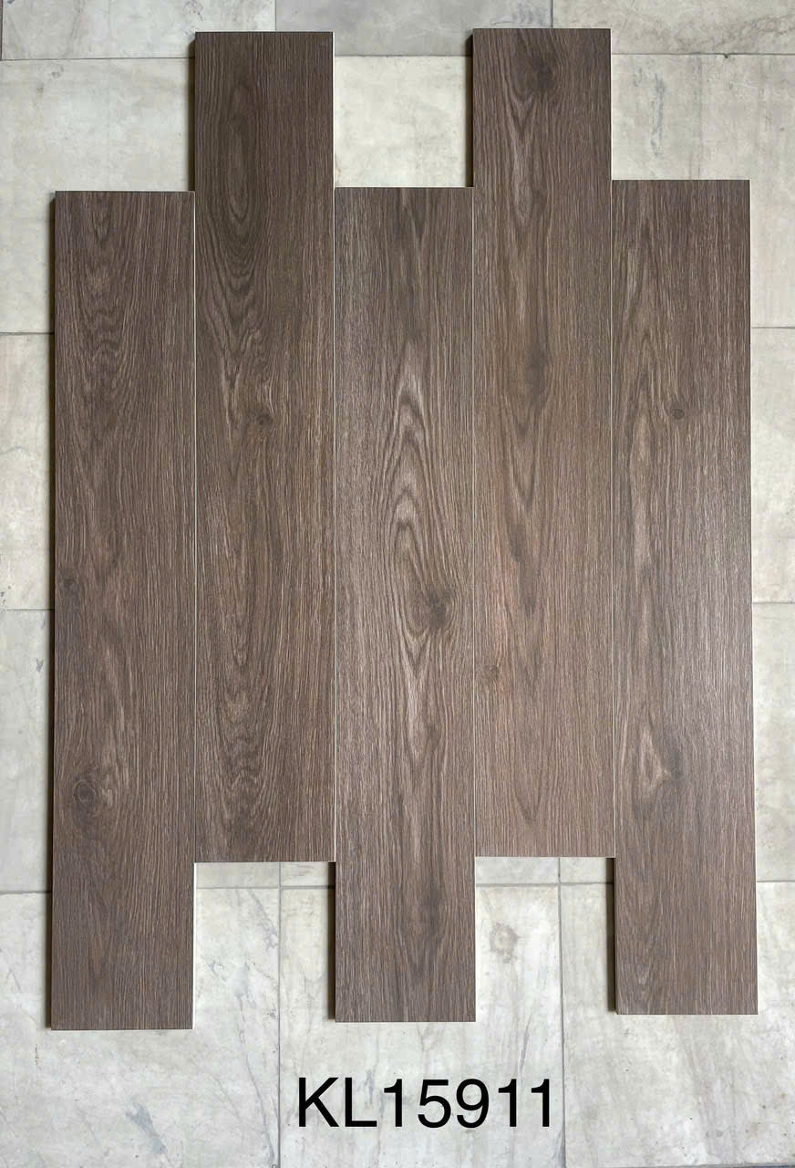Gạch giả gỗ mài cạnh 150x900 mã KL - 15911 - Daisan Store