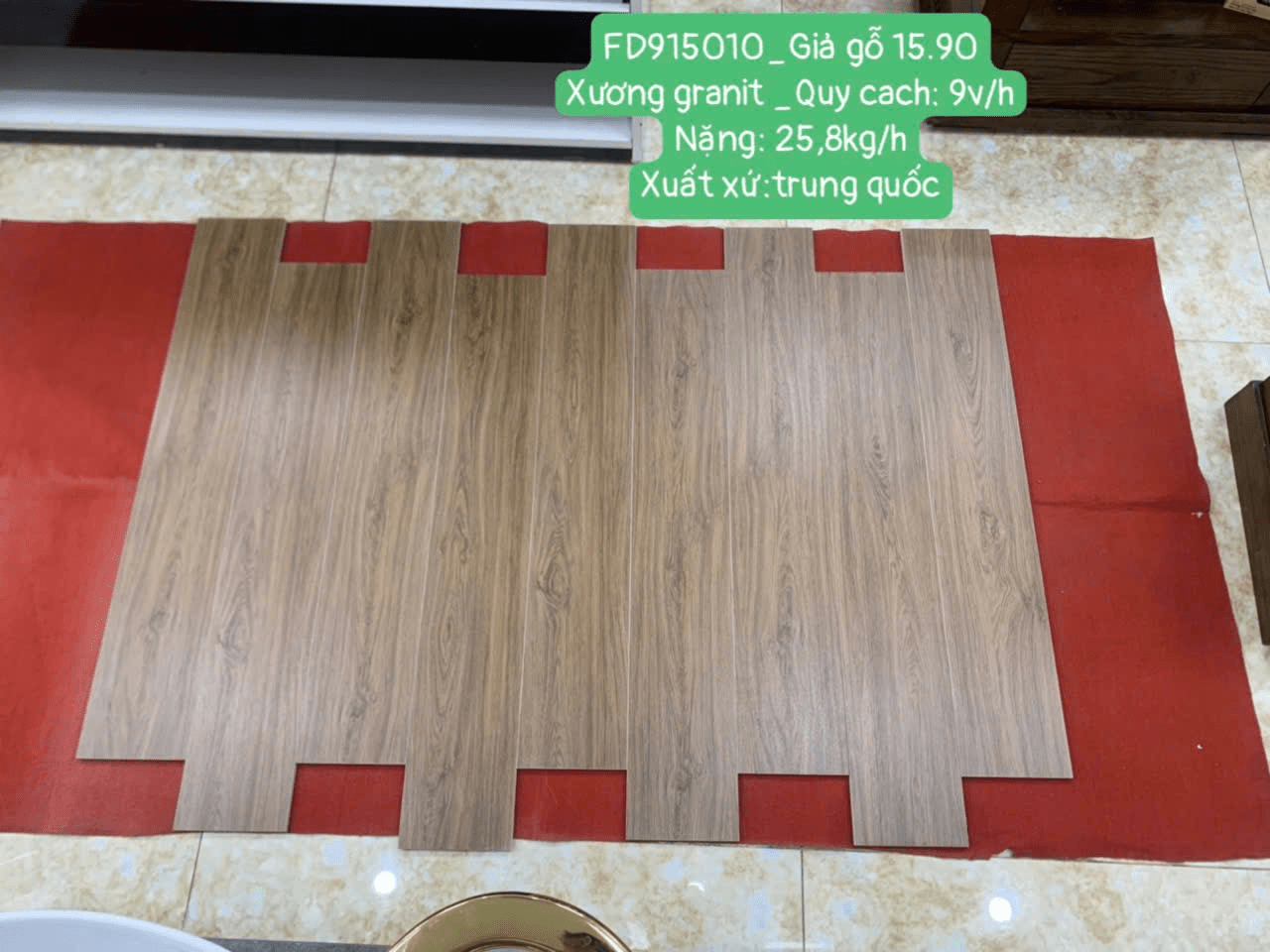 Gạch giả gỗ xương granite 15x90 FD915010 - Daisan Store