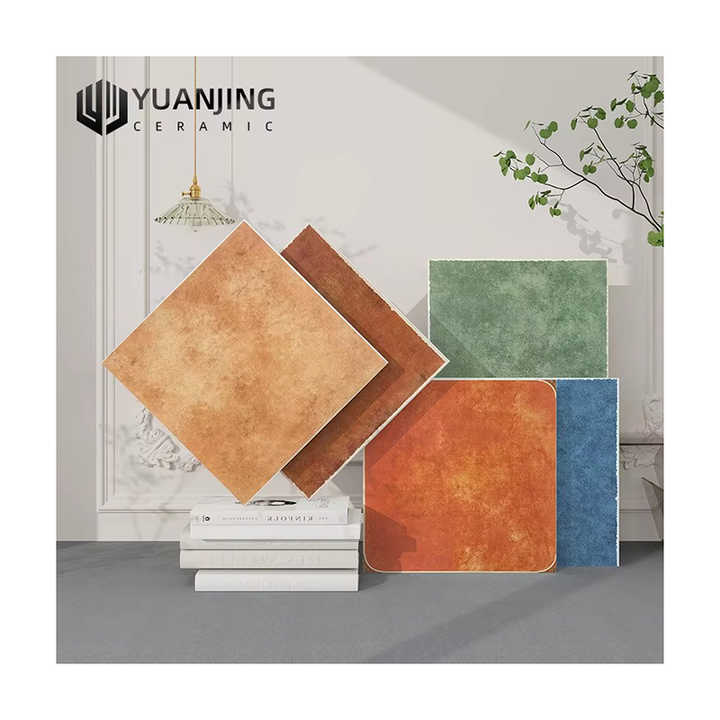 Gạch gốm lát nền và ốp tường sân vườn, nhà bếp phong cách Mỹ cổ điển, sang trọng, chống trơn, 400*400mm - Daisan Store