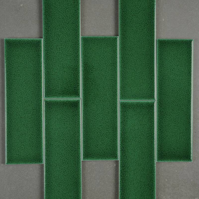 Gạch gốm men rạn KT 60x200mm xanh lá 60x200mm MBL60206 - B - Daisan Store