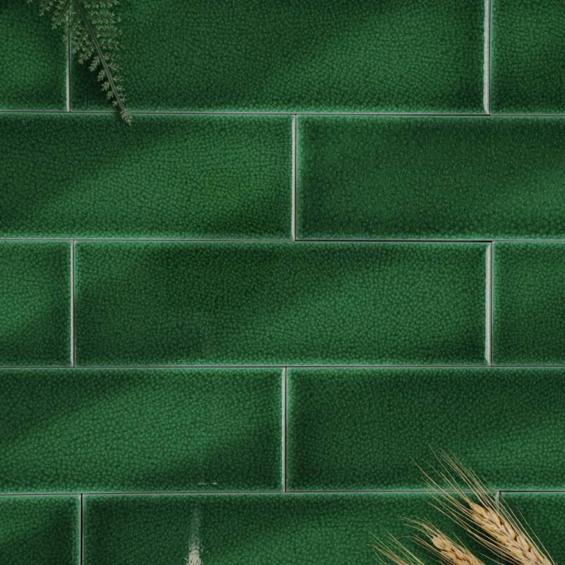 Gạch gốm men rạn KT 60x200mm xanh lá 60x200mm MBL60206 - B - Daisan Store