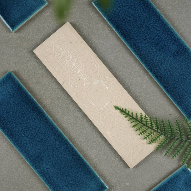 Gạch gốm men rạn xanh dương đậm 60x200mm MBL60218 - Daisan Store