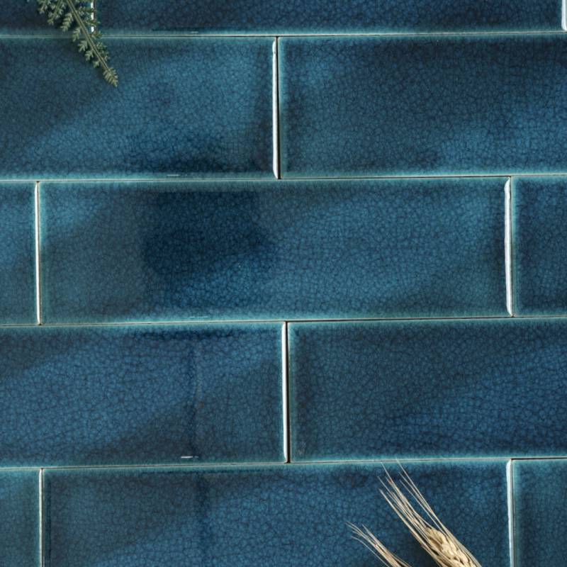 Gạch gốm men rạn xanh dương đậm 60x200mm MBL60218 - Daisan Store
