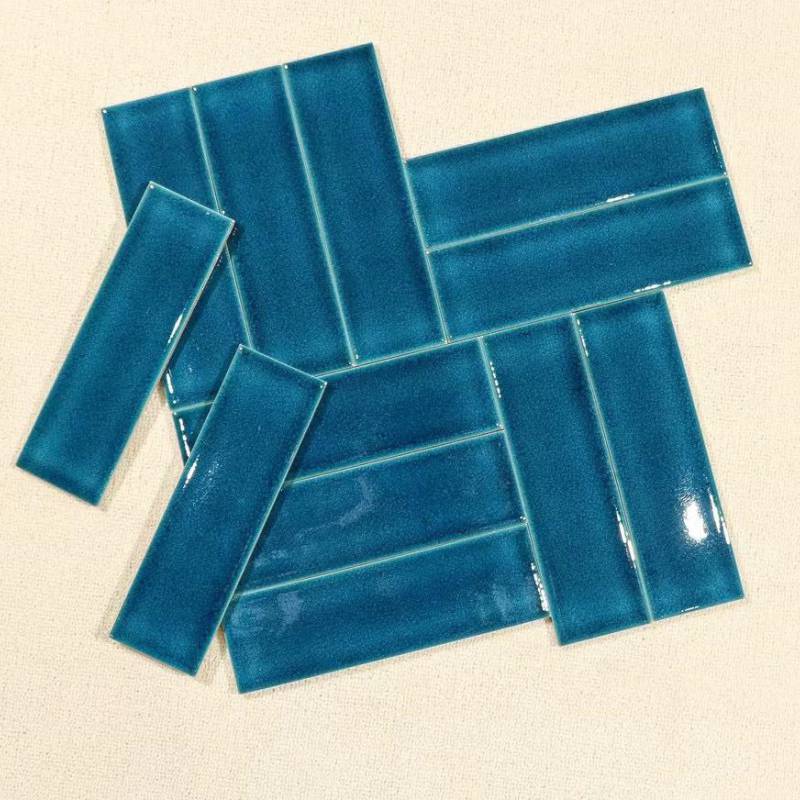 Gạch gốm men rạn xanh dương đậm 60x200mm MBL60218 - Daisan Store