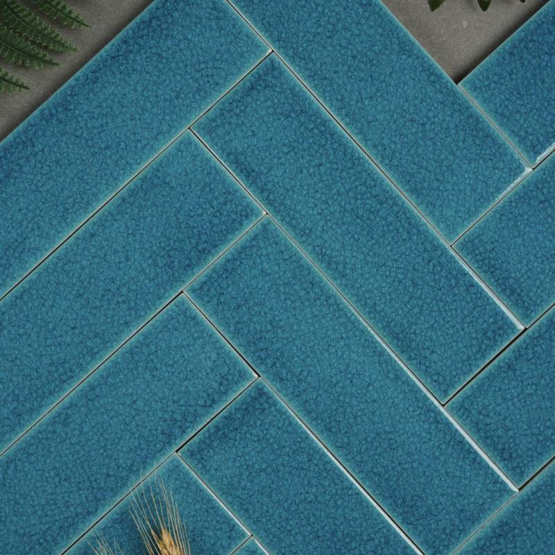 Gạch gốm xanh dương men rạn 60x200mm MBL60204 - Daisan Store