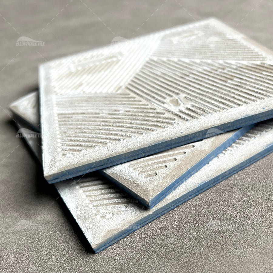 Gạch hồ bơi Bluwhale chống trơn in phun màu cổ điển mờ hình vuông lớn 6c6 - Daisan Store
