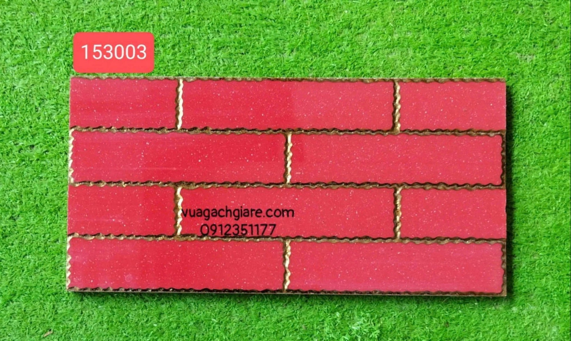 Gạch Khắc Kim 15x30 Cao Cấp nhũ vàng đỏ kim sa 153003 - 15301 - Daisan Store