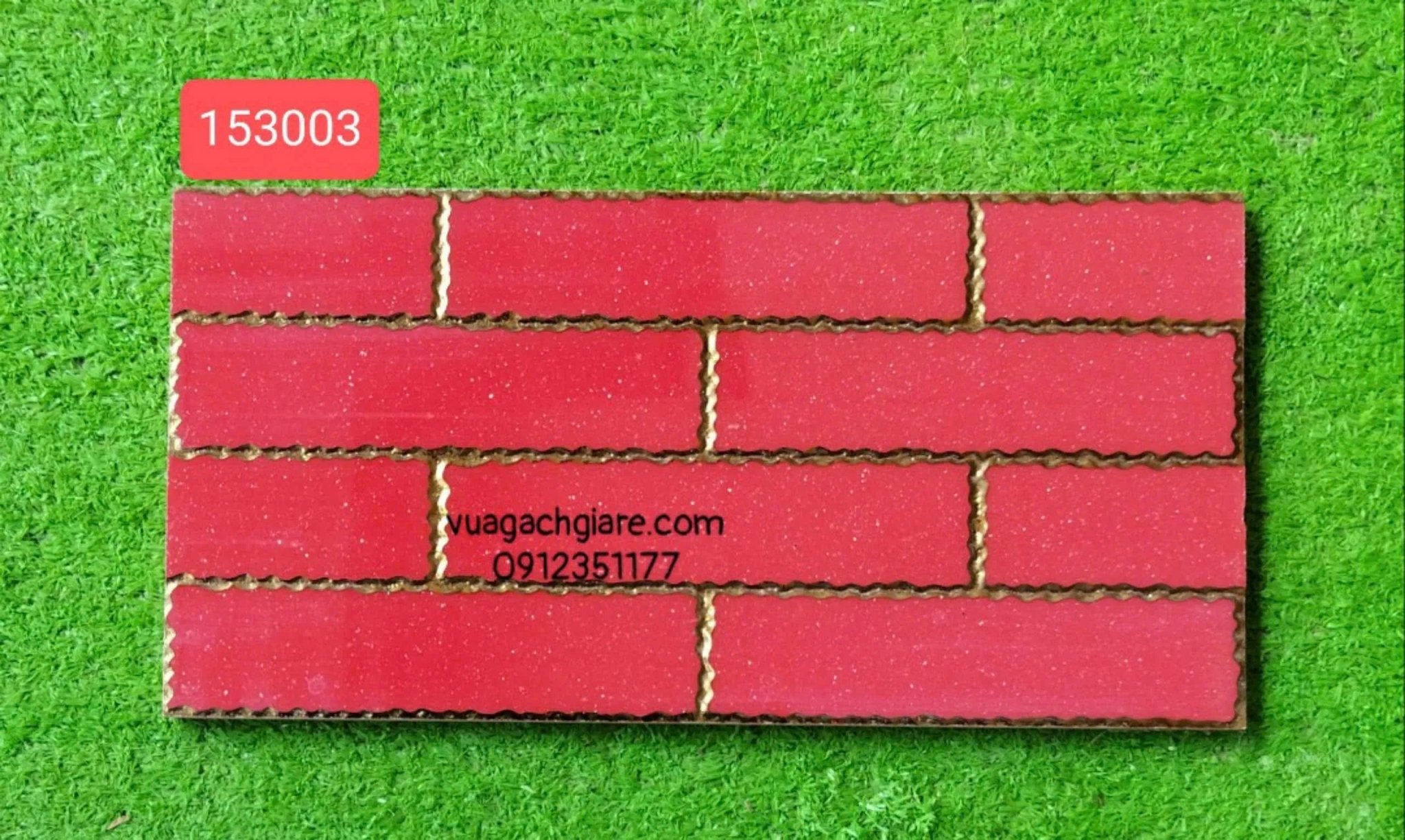 Gạch Khắc Kim 15x30 Cao Cấp nhũ vàng đỏ kim sa 153003 - 15301 - Daisan Store