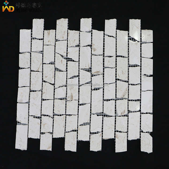 Gạch khảm đá cẩm thạch trắng sữa - Daisan Store