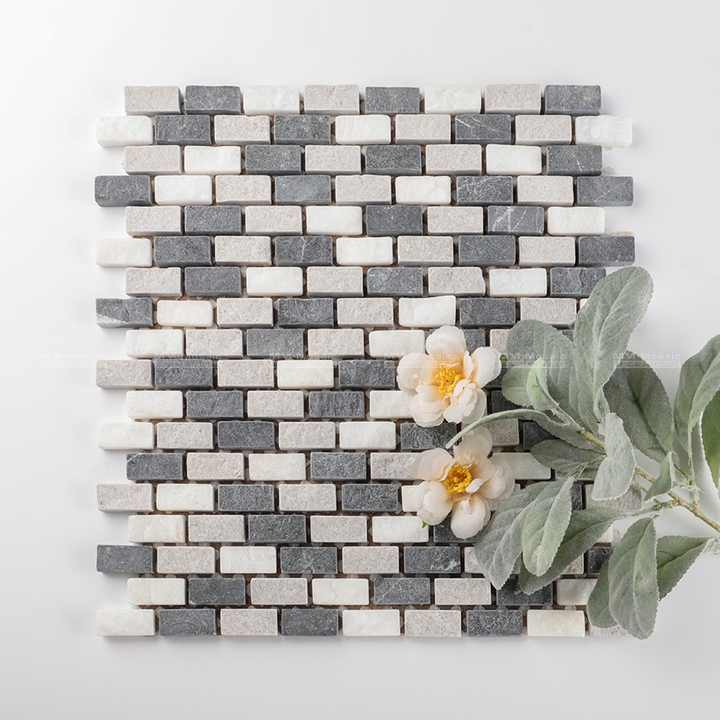 Gạch khảm đá tự nhiên trang trí tường và sàn nhà tắm - Daisan Store