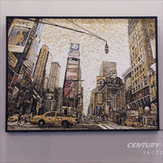 Gạch Khảm Đá Và Cỏ Thủ Công Trang Trí Tường Phòng Khách - Daisan Store