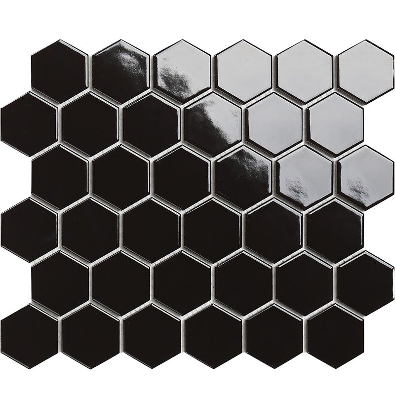 Gạch Khảm Gốm Đen Hình Lục Giác Hiện Đại Kháng Khuẩn - Daisan Store