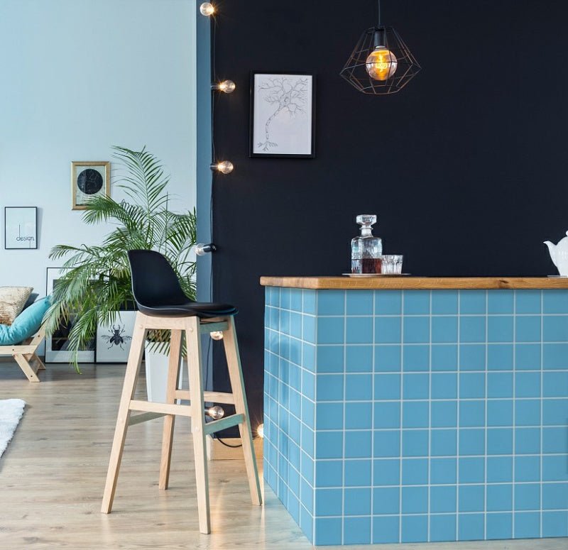 Gạch khảm gốm màu cam hiện đại 48x48mm, chống khuẩn, chịu lửa - Daisan Store