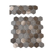 Gạch khảm hình lục giác PVC tự dính hiện đại dùng cho tường bếp ốp lưng - Daisan Store