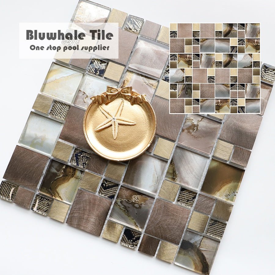 Gạch khảm kim loại thép không gỉ hình vuông Foshan - Daisan Store