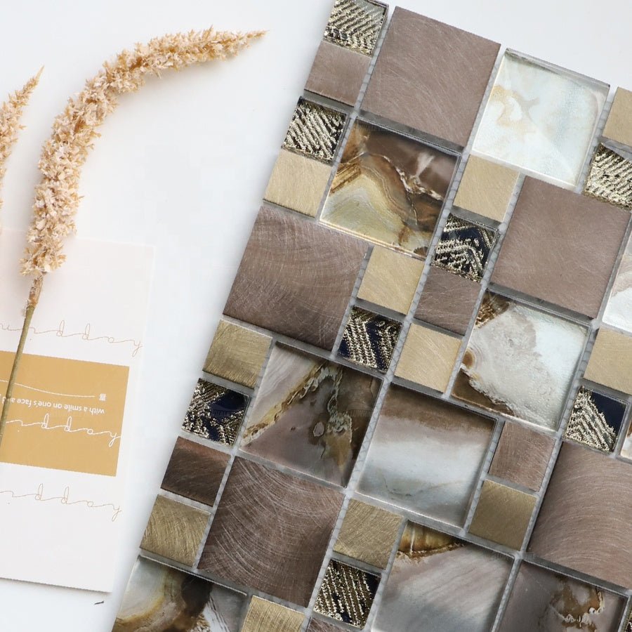 Gạch khảm kim loại thép không gỉ hình vuông Foshan - Daisan Store