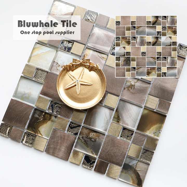 Gạch khảm kim loại thép không gỉ hình vuông Foshan - Daisan Store