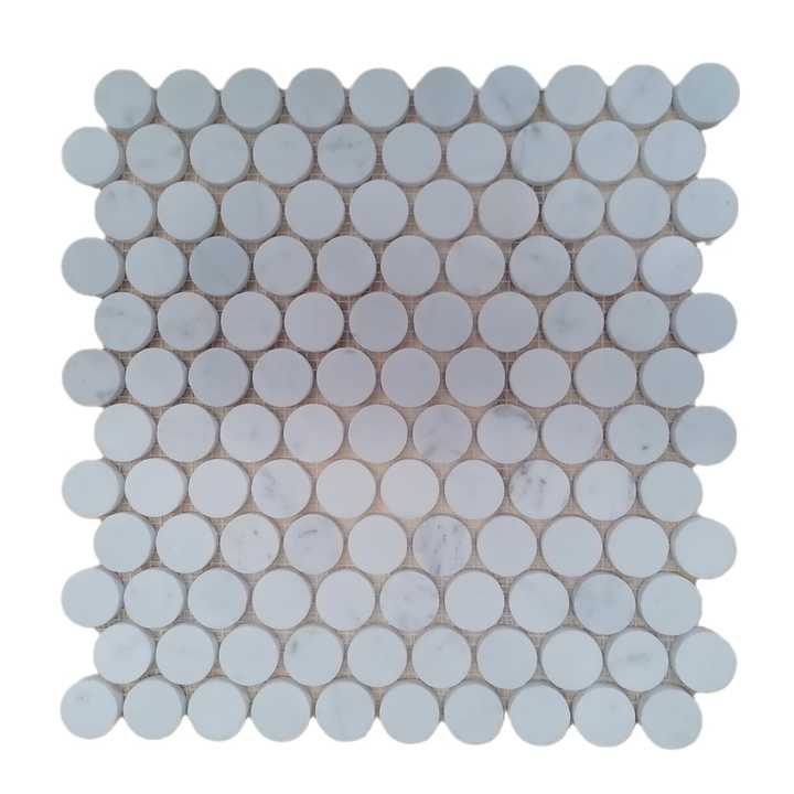 Gạch khảm lục giác Vật liệu mới Đá cẩm thạch trắng Thiết kế thời trang Nền - Daisan Store