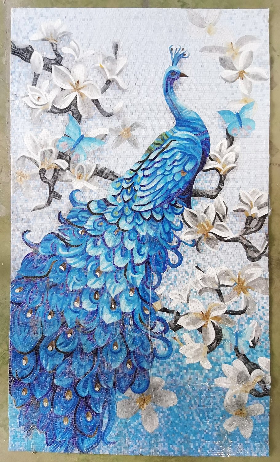 Gạch khảm mOSAIC tường hoa văn nhiều màu tùy chỉnh thủ công - Daisan Store