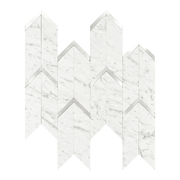 Gạch khảm nhôm hình mũi tên khảm bạc trắng tùy chỉnh theo yêu cầu tại Phật Sơn, tự dính cho nhà bếp - Daisan Store