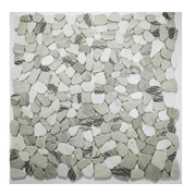 Gạch khảm sỏi Đá tự nhiên Gạch lát sàn tường bằng đá cẩm thạch BIANCO CARRARA MIX II PEBBLE MARBLE MOSAICi MOSAICO - Daisan Store