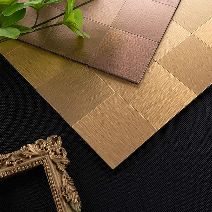 Gạch khảm trang trí hình vuông bóc ra và dán tường bếp - Daisan Store