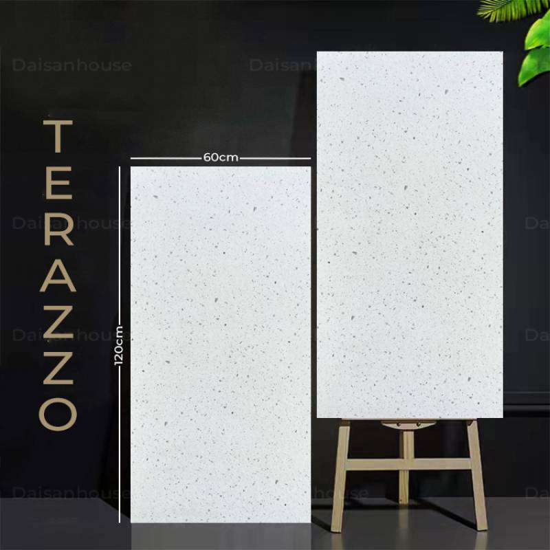 Gạch khổ lớn Terrazzo 600x1200mm Men Matt Mã 126013 (1h/1.44m/2v) - Daisan Store