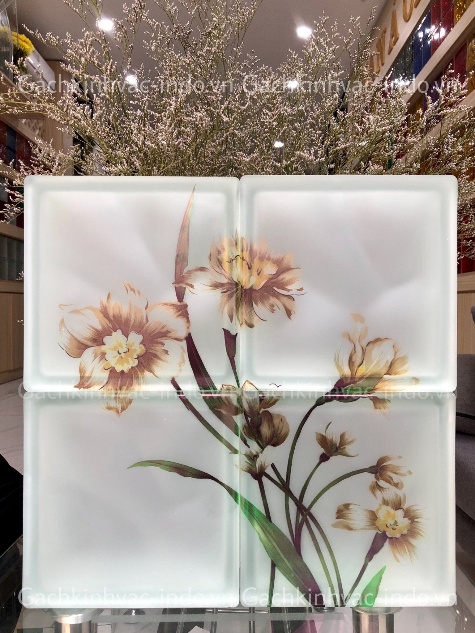 GẠCH KÍNH BỘ HOA - Daisan Store