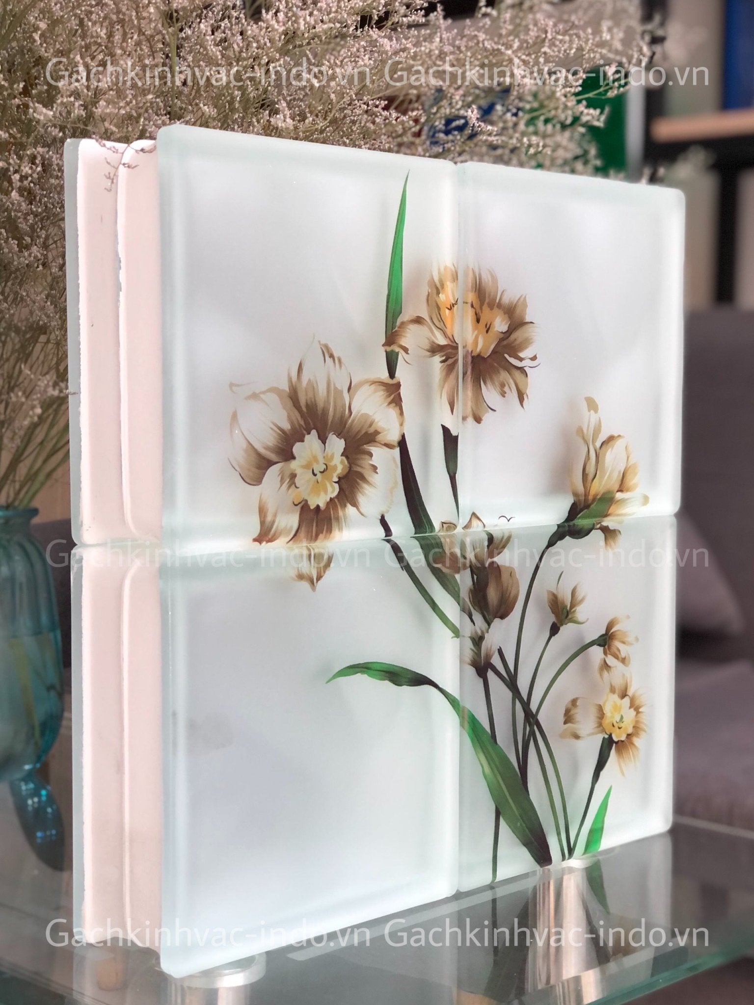 GẠCH KÍNH BỘ HOA - Daisan Store