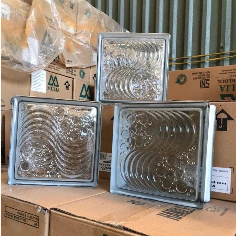 Gạch kính Indo, Bọt biển, KT 190x190x80mm (1 thùng/6 viên/0.24m2) - Daisan Store