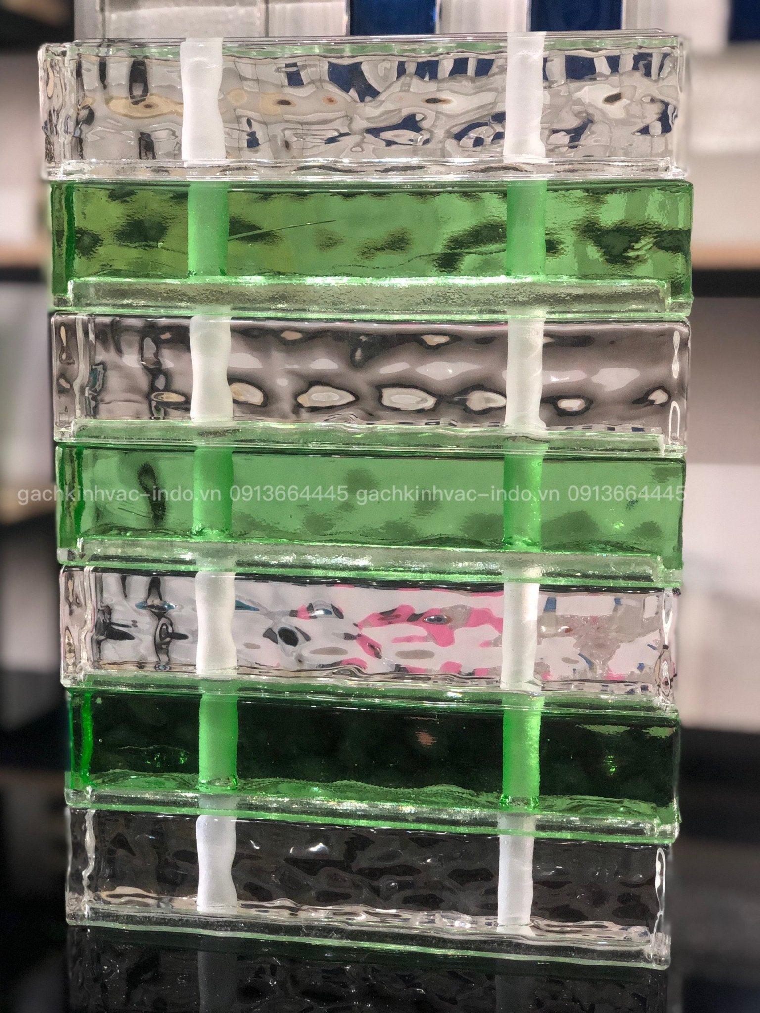 GẠCH KÍNH KHỐI ĐẶC LỖ G2 - Daisan Store